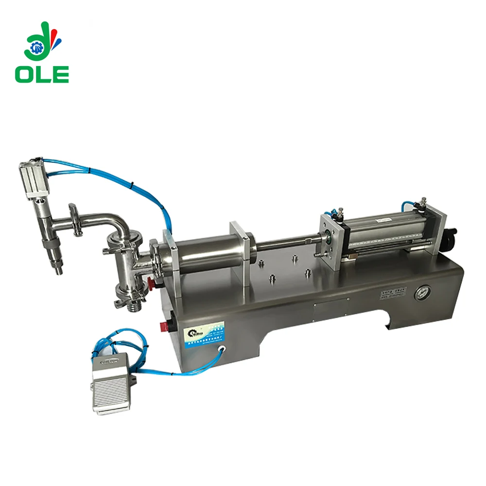 Máquina de llenado de zumo automática, suministro de fábrica, neumática