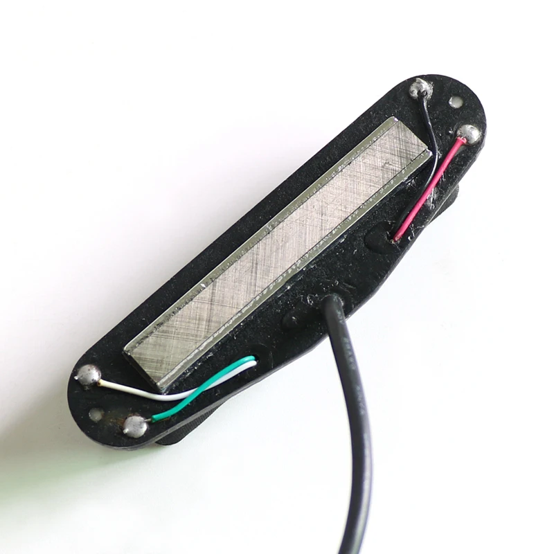 Donlis Dual Roils Alnico 5 Magnet Rail Single Guitar Pickup In 15K High Output With 4 Conductor Output wire