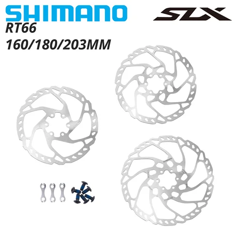 Imagen 2 del producto Shimano Deore XT RT86 SLX RT76 RT26 RT56 RT66 disco de freno 6 pernos tecnología de punto de hielo MTB disco de bicicleta de montaña 160MM 180MM 203MM