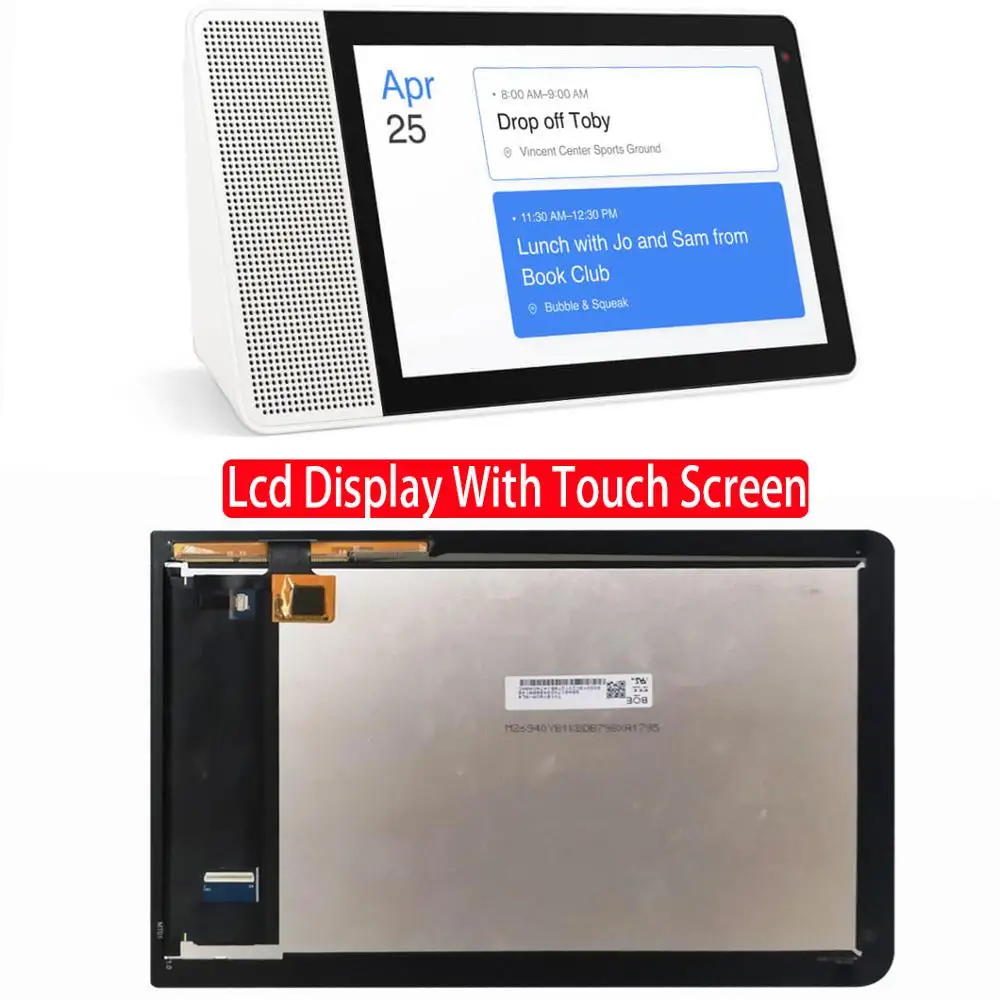 

10"inch LCD Display and Touch Screen Digitizer For Lenovo Smart Display ZA3N0003US SD-X701B Matrix Repair