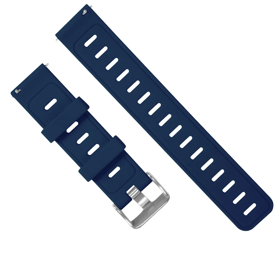 Sport Strap for Haylou GST Smart Watch 22mm Silicone Bracelet belt For Haylou LS05S / LS04 / RT2 / RS3 Man Watch Accessories image 6