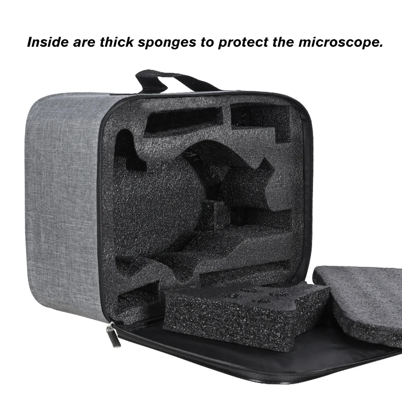 OSEELANG Microscope handbag 36X28X18.5CM for small and medium biological microscope storage and carrying gifts OSL-818