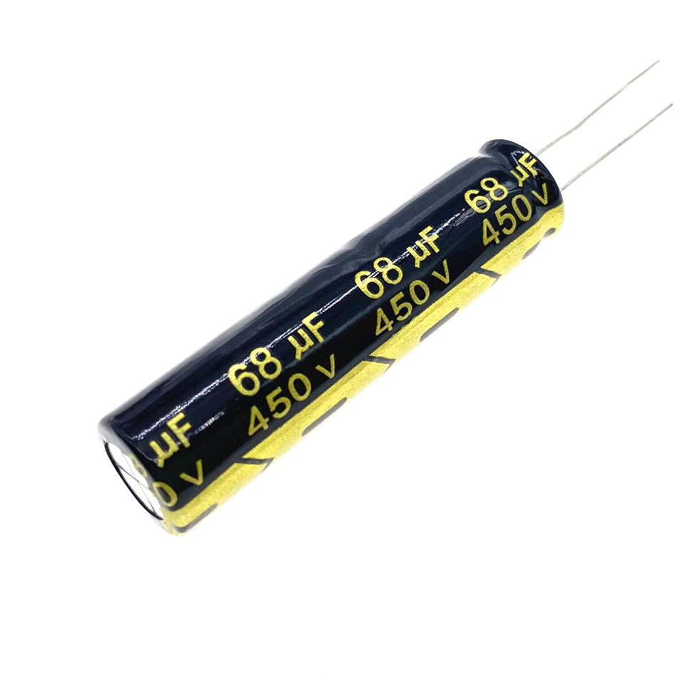 

10pcs/lot 68UF high frequency low impedance 450v 68UF aluminum electrolytic capacitor size 13*50 S101 20%