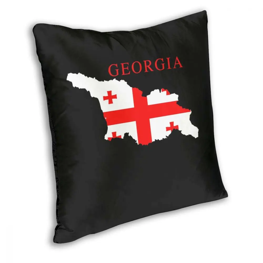 Georgia Country Map Flag Throw Pillow Cover Cushions for Sofa Fashion Pillowcover Home Decor