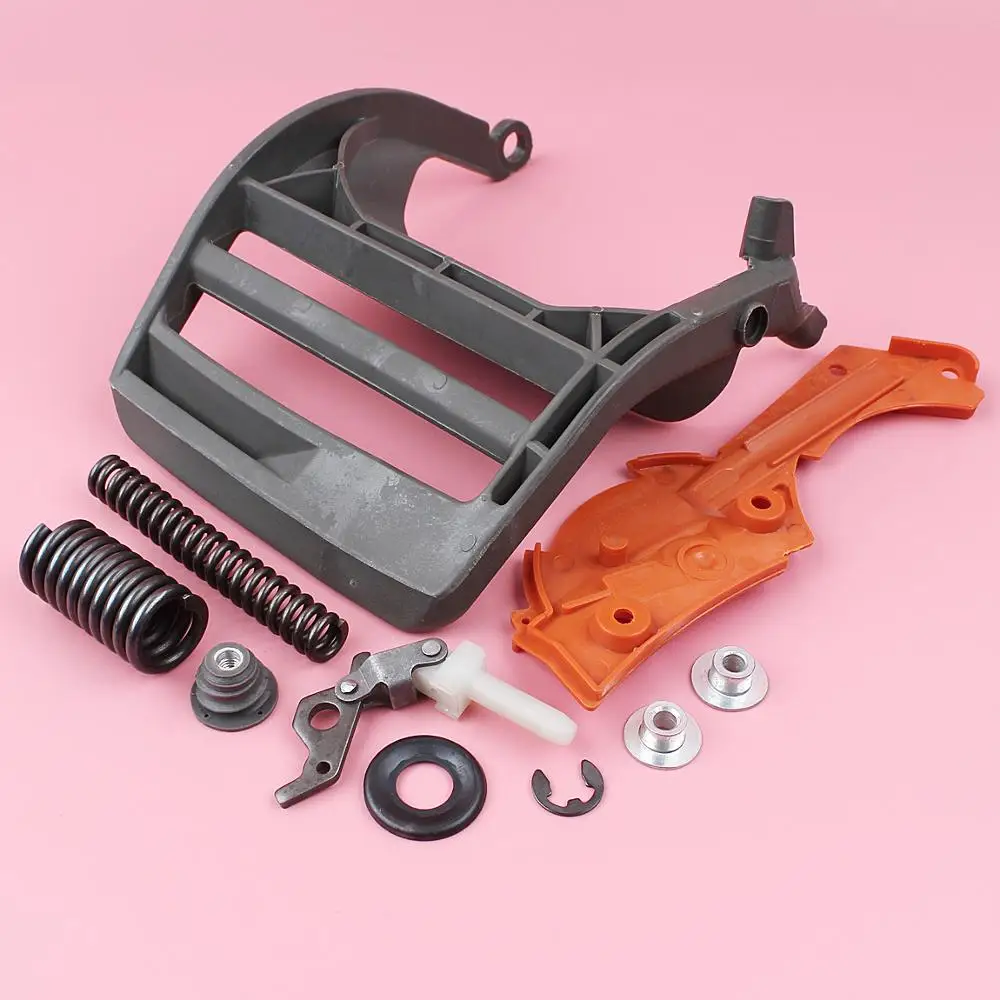 Chain Brake Handle Cover Sleeve Knee Joint Kit For Husqvarna 362 365 371 372 372XP Chainsaw 503 76 49-03 w Mount Screws