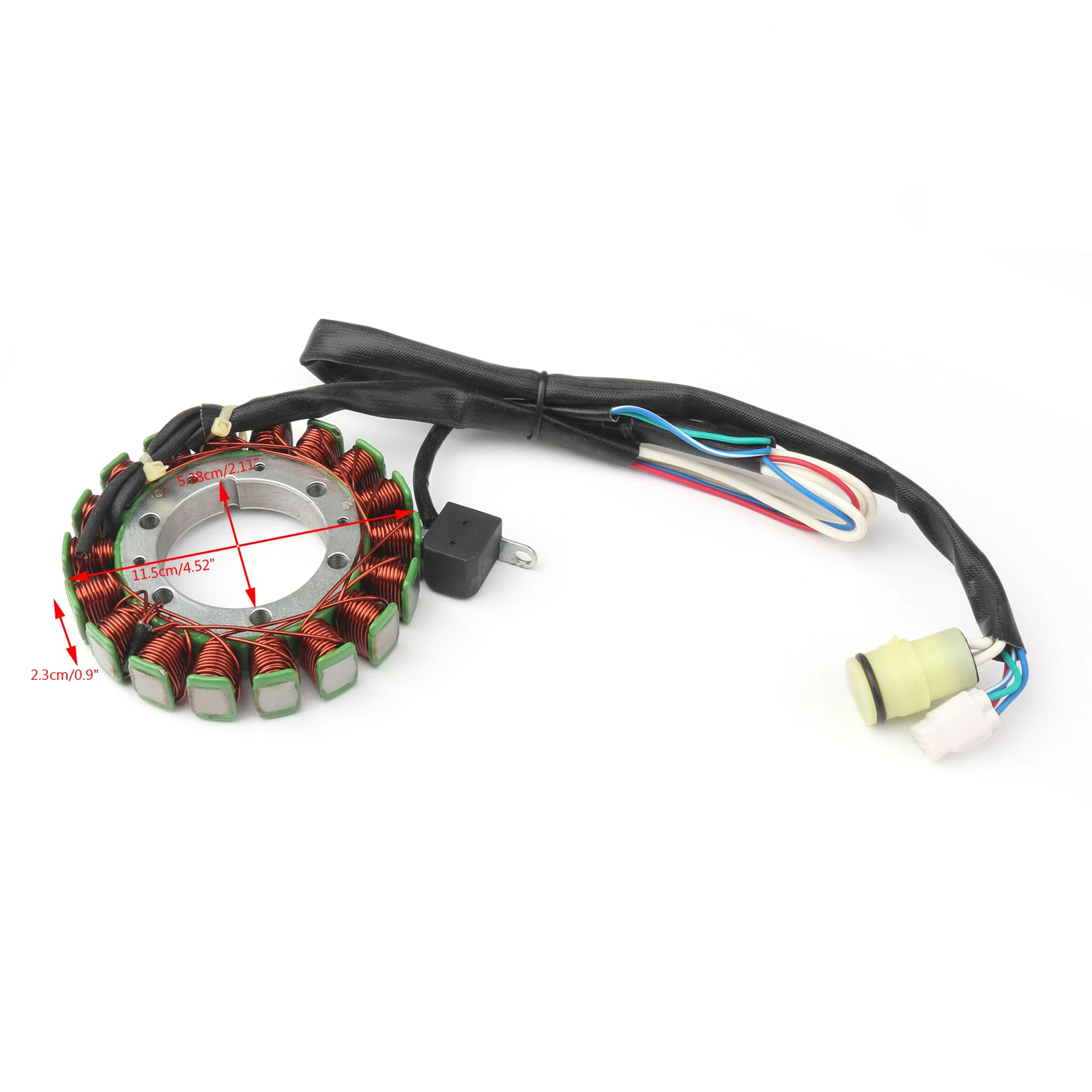 

Artudatech Magneto Generator Stator Coil For Yamaha Grizzly 350 400 450 660 Wolverine Rhino 35UH-81410-00 2P5-81410-00 Motor