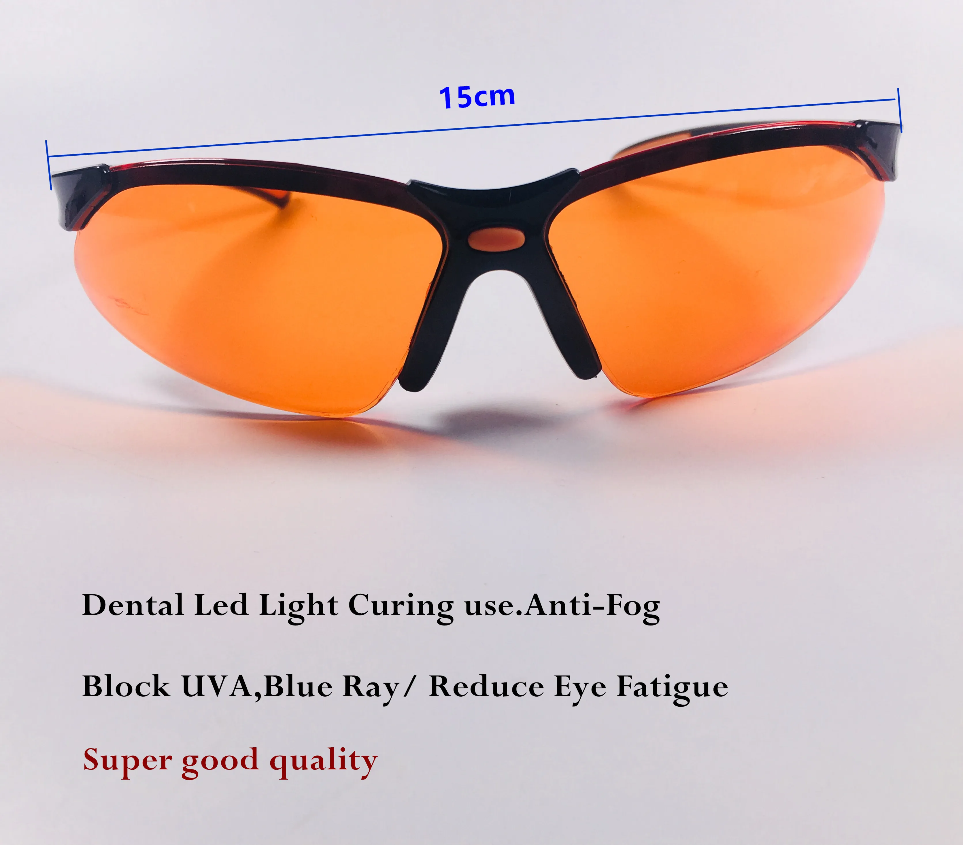 1-20Pis Anti-Fatigue Dental Lab Orange Goggles Block LED UV Blue Lights Professional Light Curing Glasses Protect Patient Eye 2023 vintage fashion big frame eyewear women modern tortoiseshell optical glasses designer cat eye blue light blocking glasses