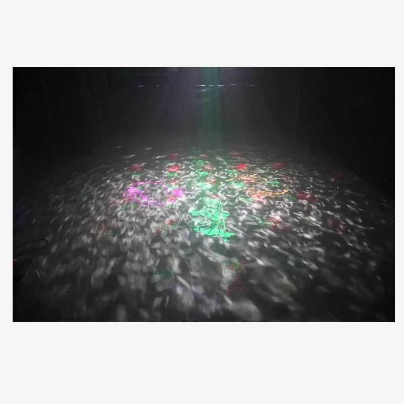 New Arrived LED Mini 4in1 Effect Light Magic Ball Water Ripple Bee Eyes Laser Pattern Strobe Effect Light LED Stage Dj Light