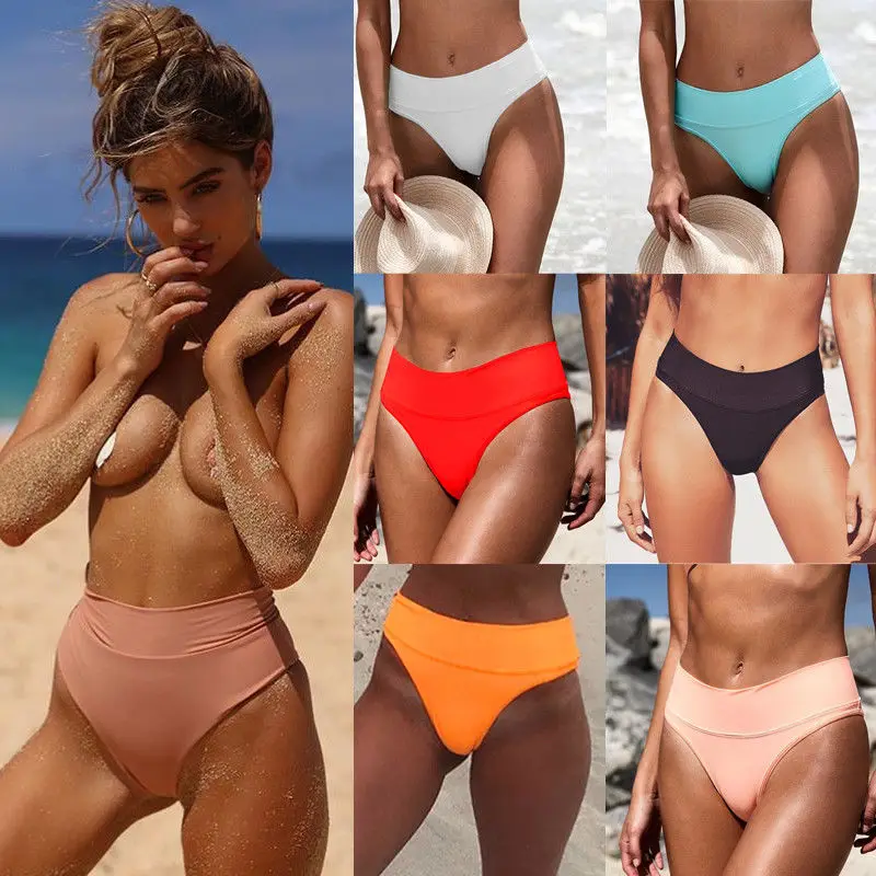 New Women Brazilian Sexy Bikini Lady Push up Beach Swimsuit High Waist Bottoms