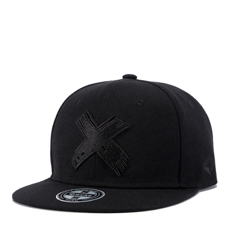 New Letter X Snapback Cap cotton baseball cap men and women adjustable hip-hop dad hat adjustable outdoor sports sun visor