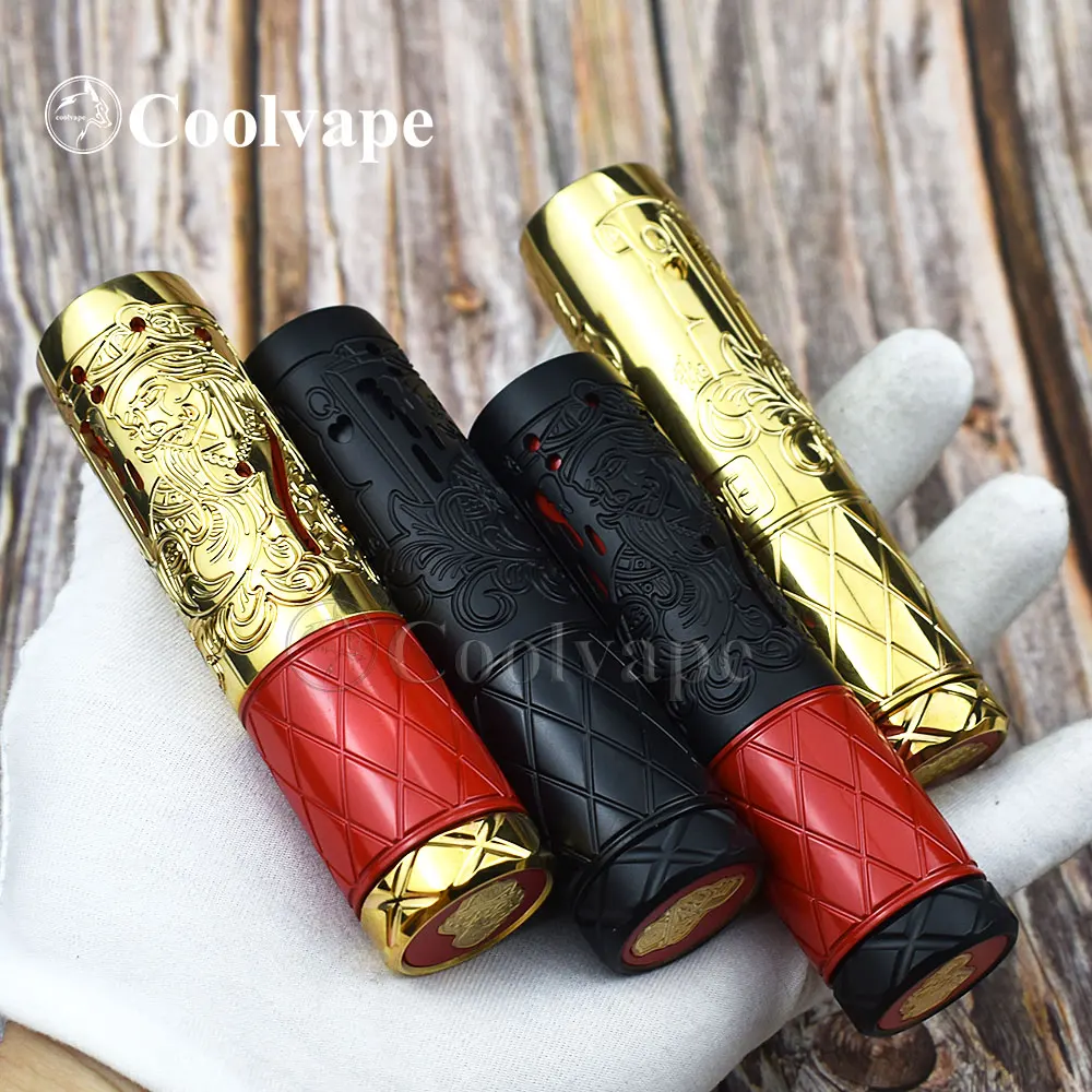 Coolvape samobójstwo królowa mechaniczny Mod e-papieros pasuje Taifun GTR RTA 18650/20700 26mm materiał mosiężny vape vs Tauren mech mod