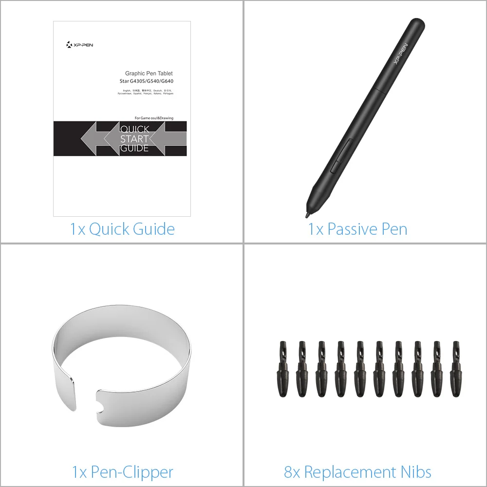 Xp-pen-グラフィックタブレット,デジタル描画用,4x3インチ,8192レベル,WindowsおよびMacと互換性あり