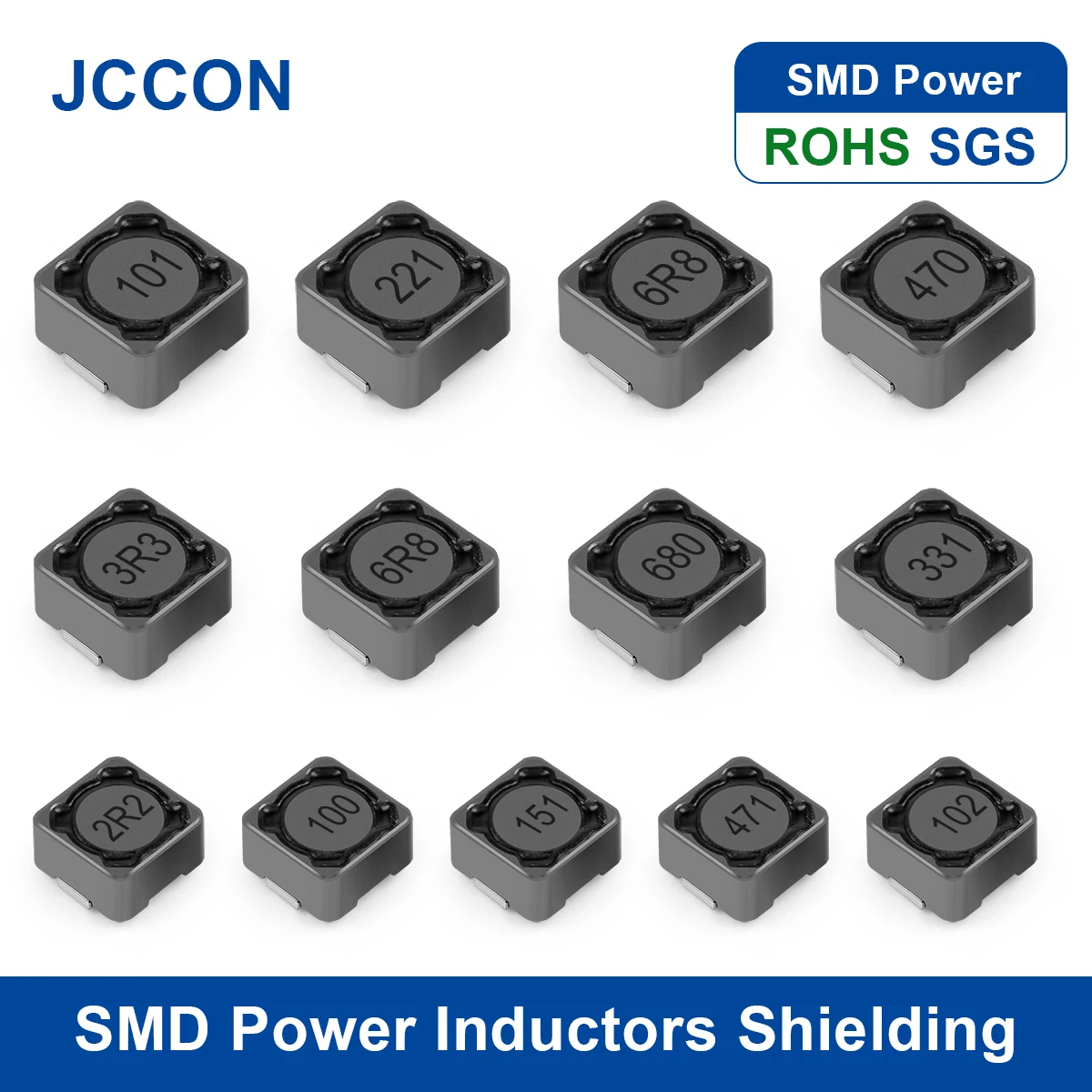 20Pcs SMD Molding Power Inductors Shielding RH74 RH104R RH105R RH125 RH127 RH129 Anti-interference with Magnetic Cover