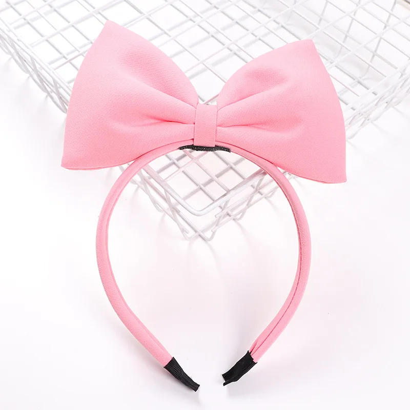 Children\'s Hair Accessories Snow White Hair Band Handmade Red Bow Headband Fabric Bow Tie Net Red Hair Band Headdress Fashion