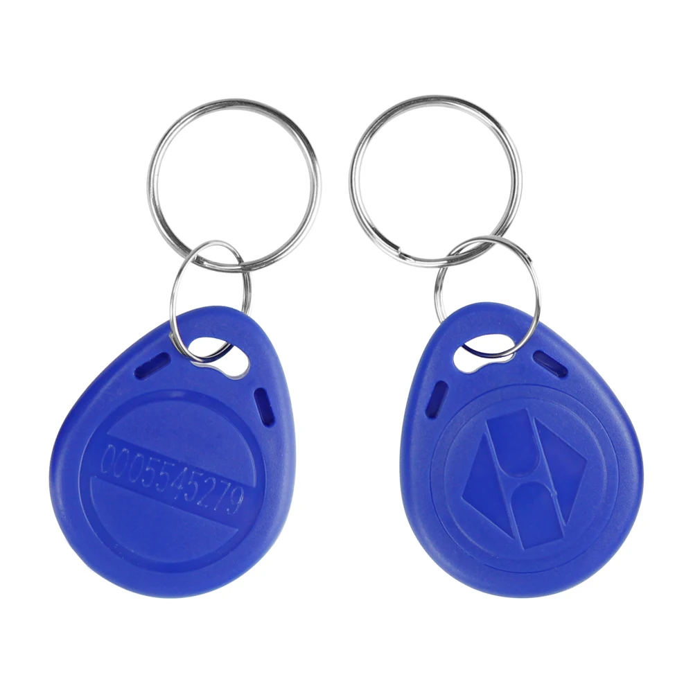 10pcs 125KHz RFID Keyfobs Access Control Cards NFC Token EM4100 TK4100 ID Key Card RFID Keychains Tags ABS Waterproof