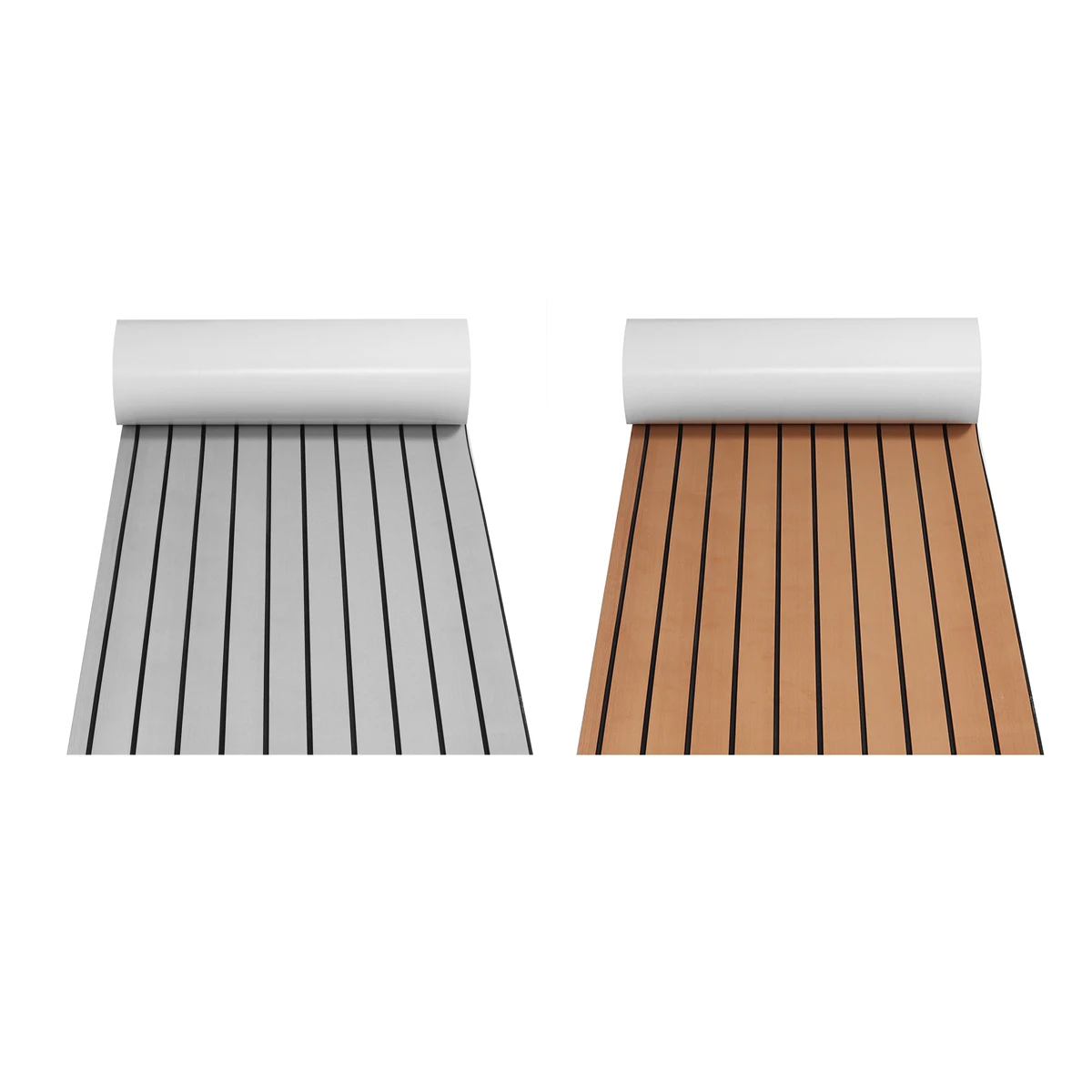 Self-Adhesive Foam Teak Decking EVA Foam Marine Flooring Faux Boat Decking Sheet Accessories Marine 600x2400x5mm