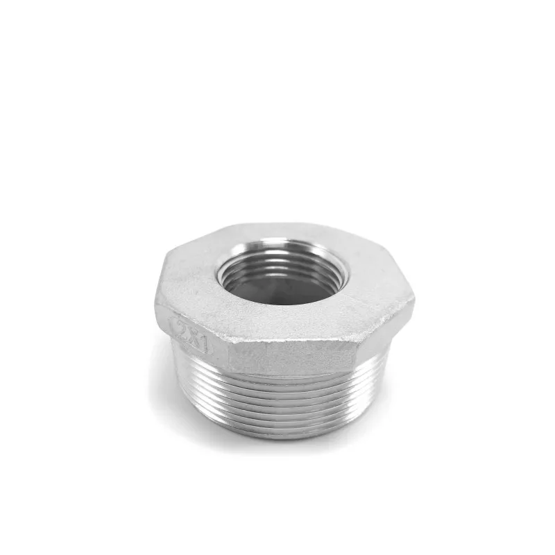 1pc 304 In Acciaio Inox Riducendo core da 1.5 "-1" 1.5 "-1.2" 2 "-1/2" 2 "-3/4" 2 "-1" 2 "-1.5" femmina-Maschio PT Discussione Unione Riduttore