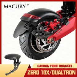 Upgraded Fender With Carbon Fiber Bracket for ZERO 10X Kaabo Mantis 10 Dualtron Electric Scooter Mudguard Wheel Cover 10 11 Inch