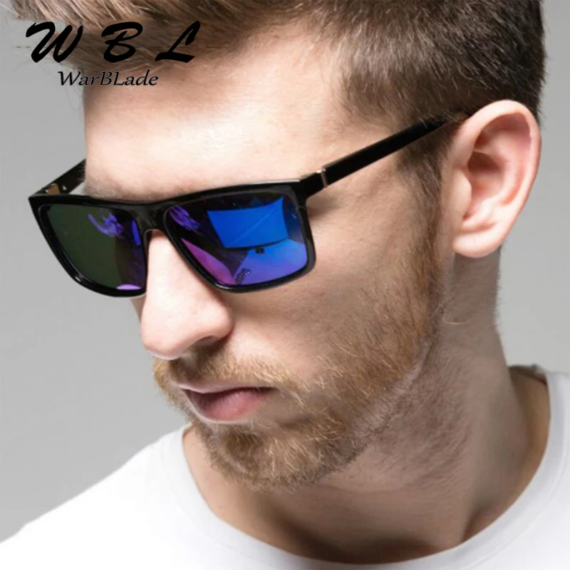 

WarBLade Men's Polarized Sunglasses Driving Shades Male Sun Glasses For Men Retro Cheap 2019 Luxury Brand Designer