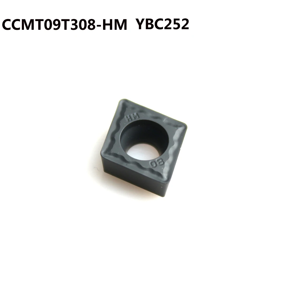 10pcs  CCMT060204 CCMT09T308 HM YBC251 YBC252 High-quality carbide blade inner hole boring tool for steel