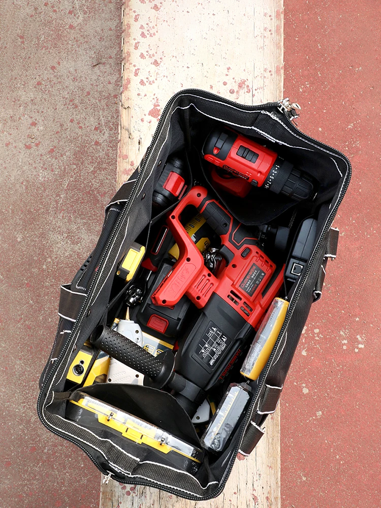 OUDISI Upgrade Tool Bag 13/17/19/21 Inch Large Capacity Oxford Waterproof Wear-Resistant Electrician Storage Bag