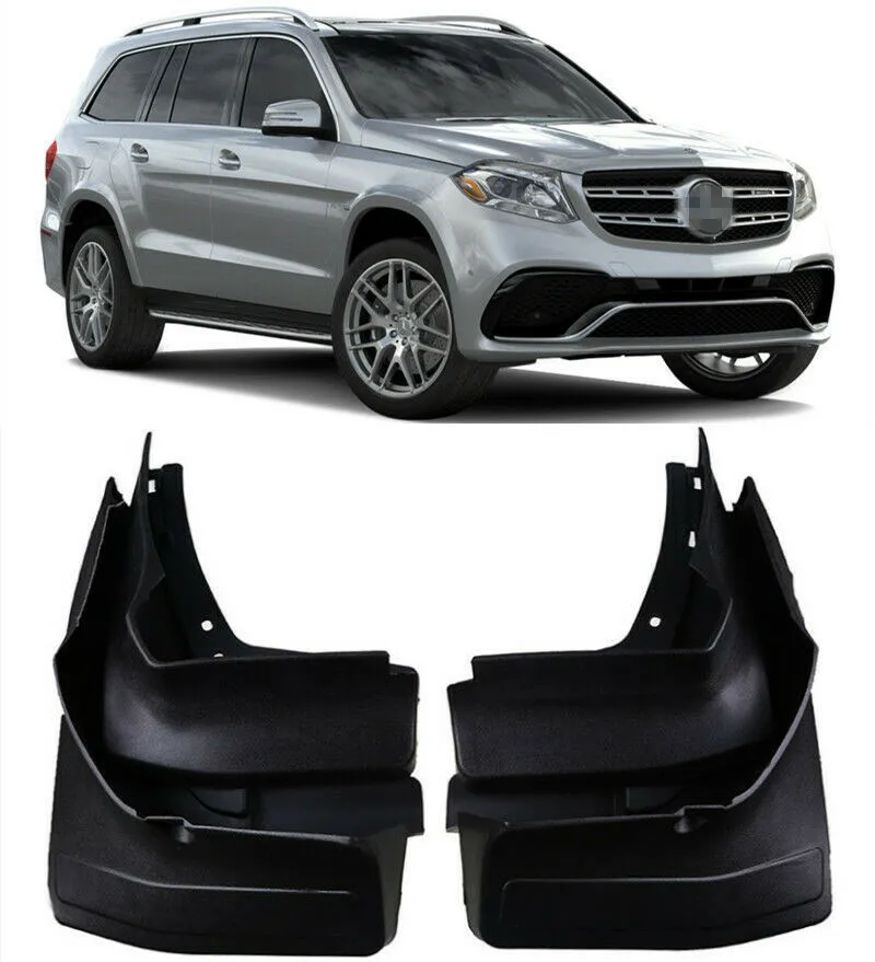 4pcs/set Front Rear Mudguards Mud Flaps FOR 2013-2019 Mercedes Benz GL63 GLS63 GLS AMG X166 Splash Guards Fender accessories