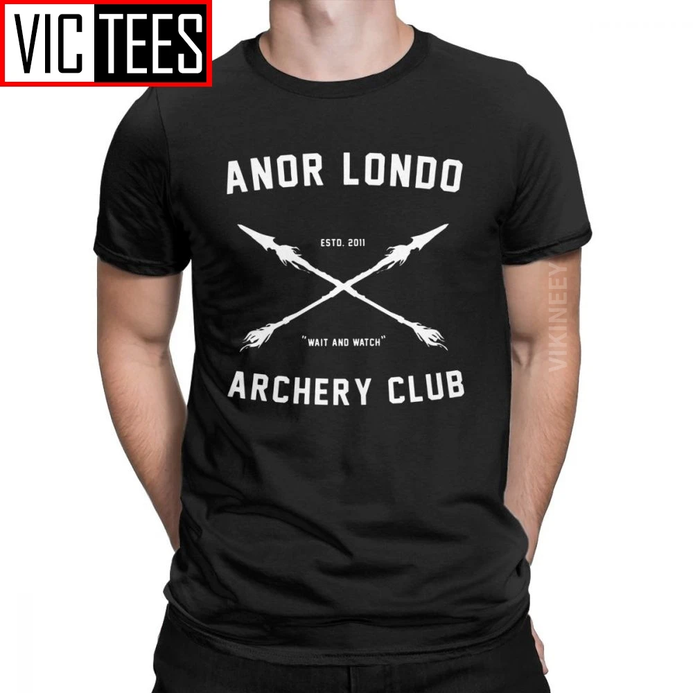 Anor Londo Archery Club Dark Souls T Shirt Men Cotton Tshirt Praise The Sun Bloodborne Game s Oversized