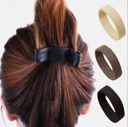 Chouchous à cheveux pliables en Silicone pour femme et fille, chignon, porte-queue de cheval, bandeau multifonction, accessoires pour cheveux