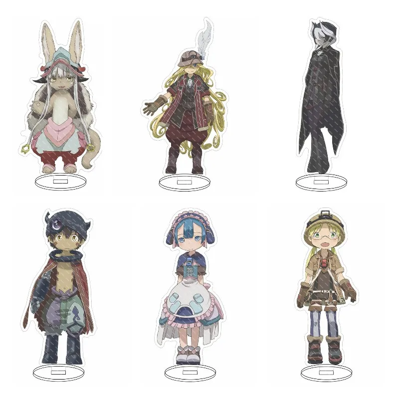 Japan Anime Made in Abyss Character Model Cosplay Acrylic Stands Plate Desk Decor Standing Sign Prop Anime Lovers Christmas Gift