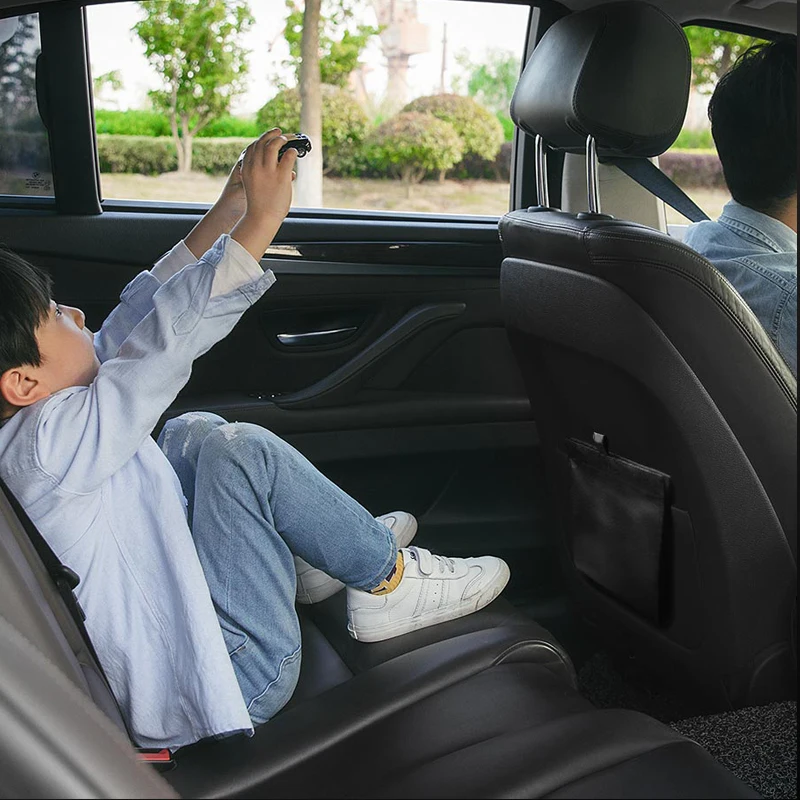 Xiaomi qualitell torba na śmieci samochodowa szczelna blokada zapach łatwa instalacja nie zajmuje miejsca z prezentem 100 worki na śmieci skóra pcv