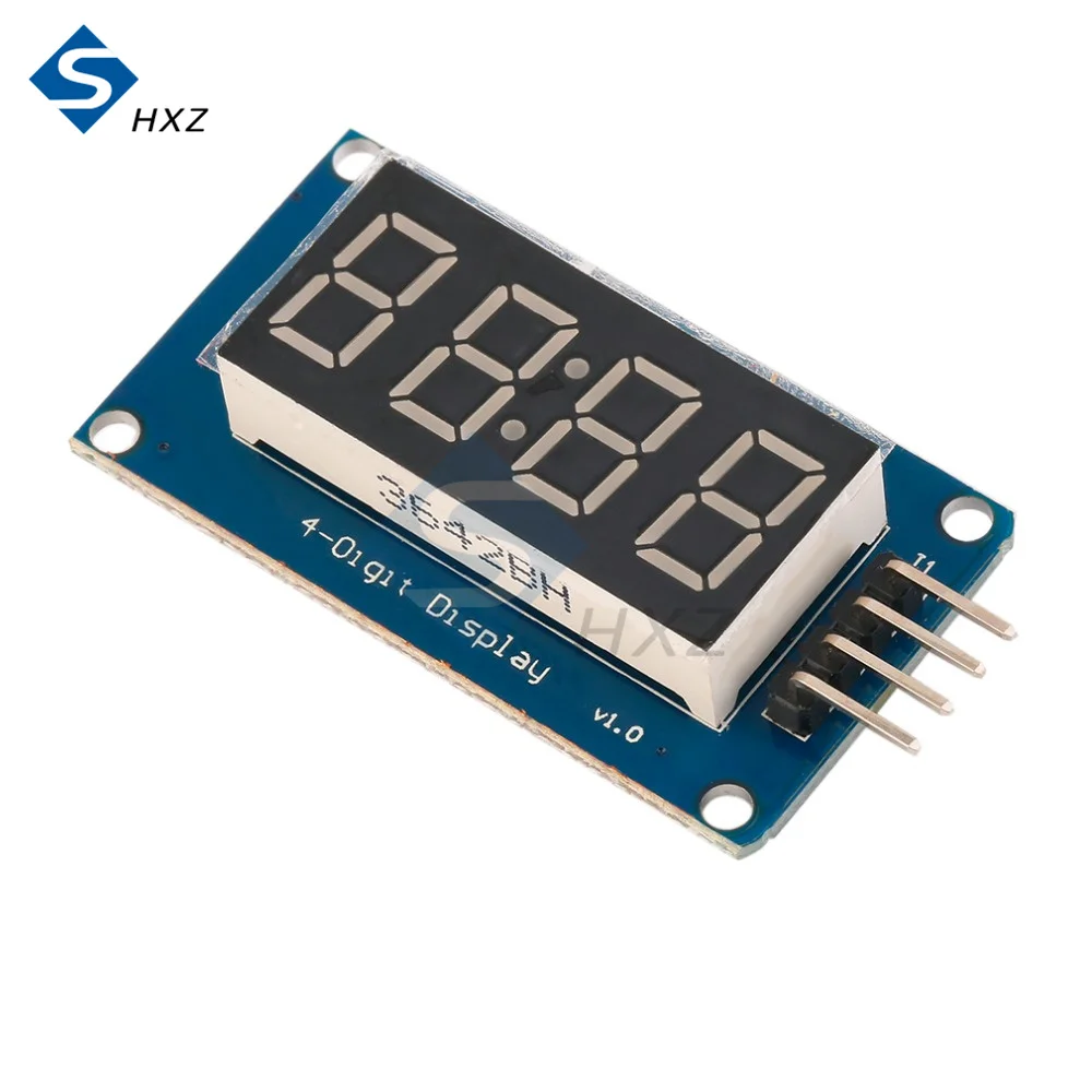 TM1637 modulo Display a LED da 0.36 pollici per Arduino 7 segmenti 4 bit orologio anodo rosso tubo digitale quattro schede Driver seriali Pack