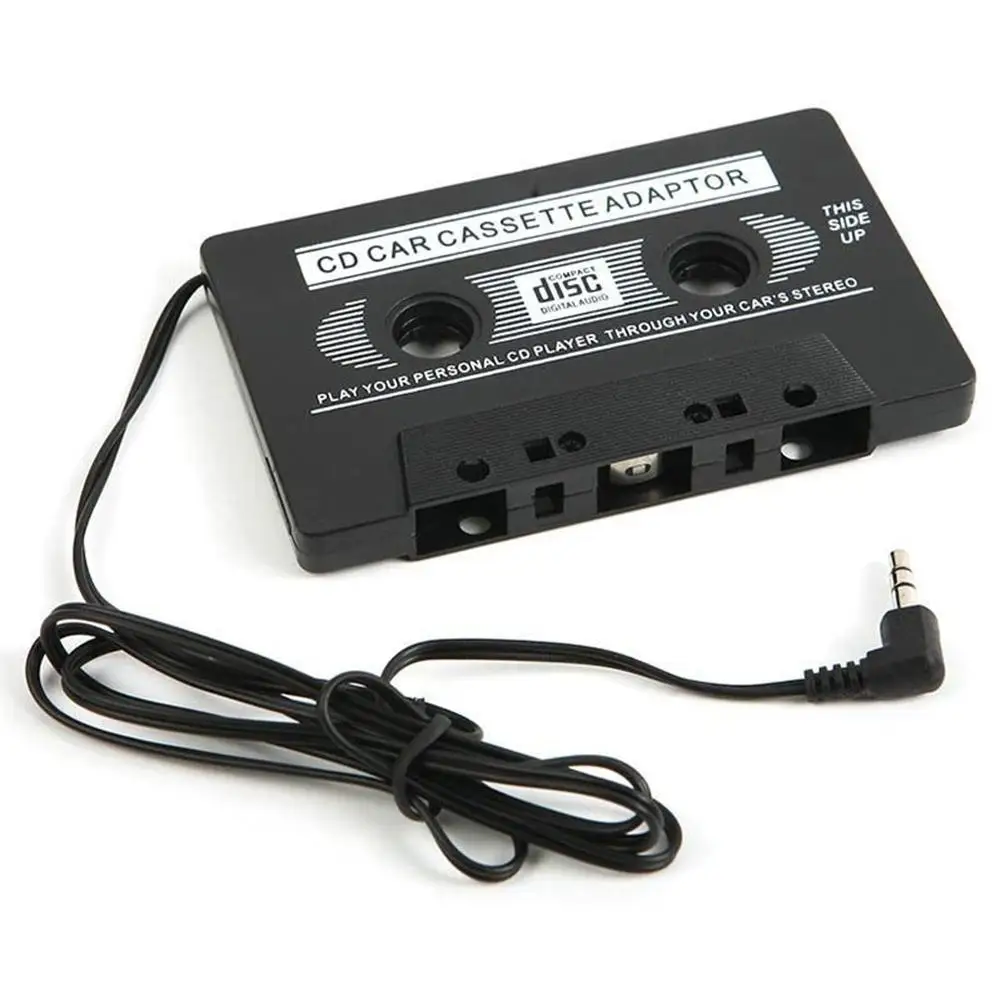 3.5mm Jack Car AUX Cassette Tape Adapter Audio MP3/MD/CD/VCD/DVD/PDA Digital Music Phone Radio Converter Auto Accessories