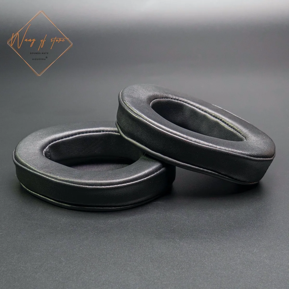 Sheepskin Ear Pads Foam Cushion For AudioQuest Aq NightHawk Headphone EarPad Real Leather Lambskin