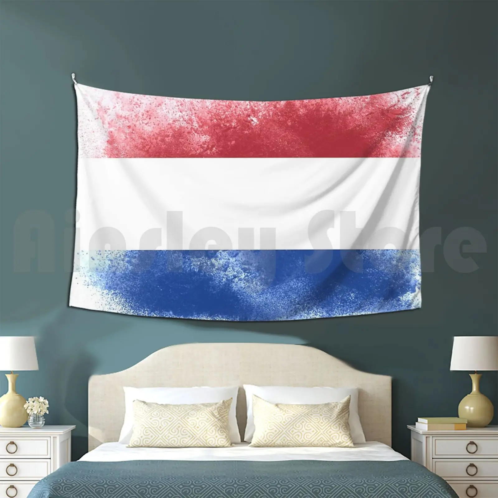 The Netherlands Flag Tapestry Background Wall Hanging Flag Holland Dutch Anthem Netherlands Concept Nation Banner