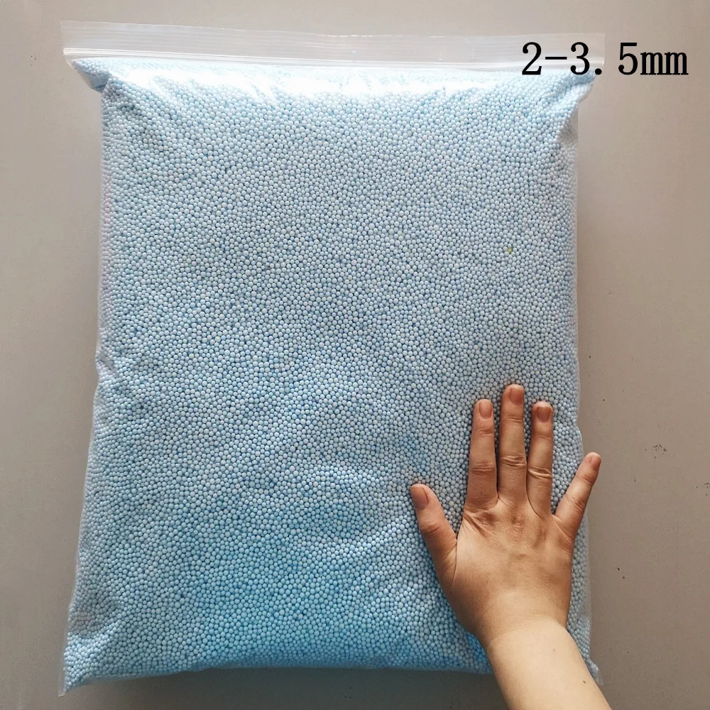 250 g/Beutel Macarons 2–3,5 mm 4–6 mm Pastell-Mini-Schaumperlen, bunte Styropor-Styropor-Füllkugeln, Basteln, DIY – Detail 5