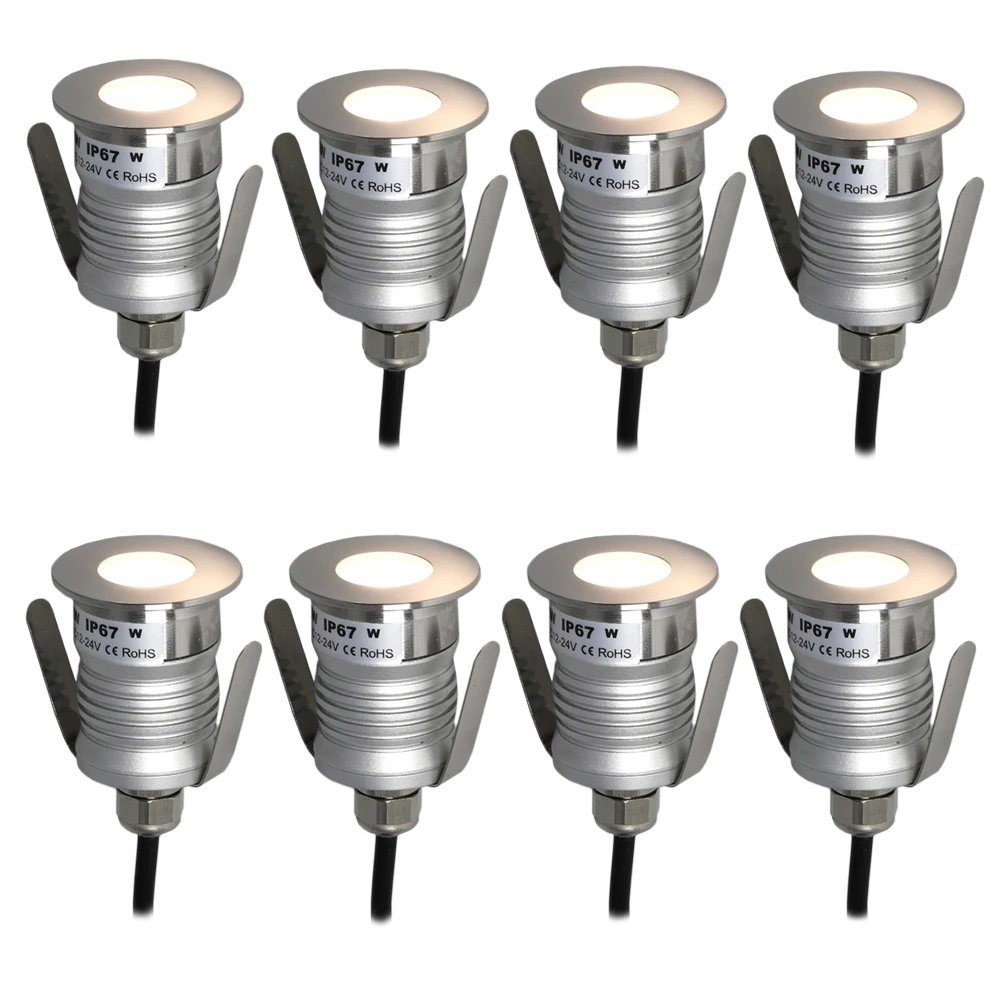 lampada subterranea 1w luz ip67 a prova dagua para embutir no chao jardim caminho enterrado luz para quintal 12v24v 01