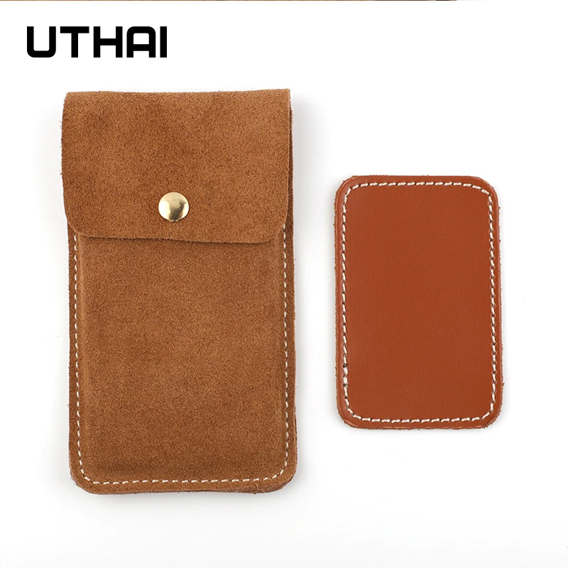 Case for watch  leather watch bag watch storage bag protective cover travel convenient and high-end UTHAI U04