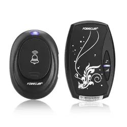 FORECUM 36 Chime 110DB 100M Wireless Doorbell Waterproof Remote EU US Plug Smart Door Bell Battery 1 Button 1 Receiver