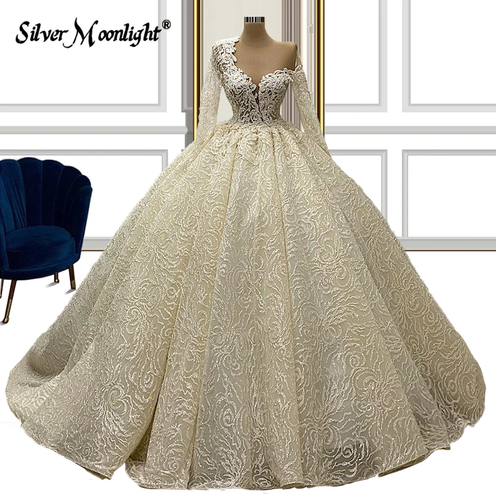 Sexy sem costas colher pescoço rendas princesa vestidos de casamento 2021 apliques luxo tribunal trem vintage a linha vestidos de noiva