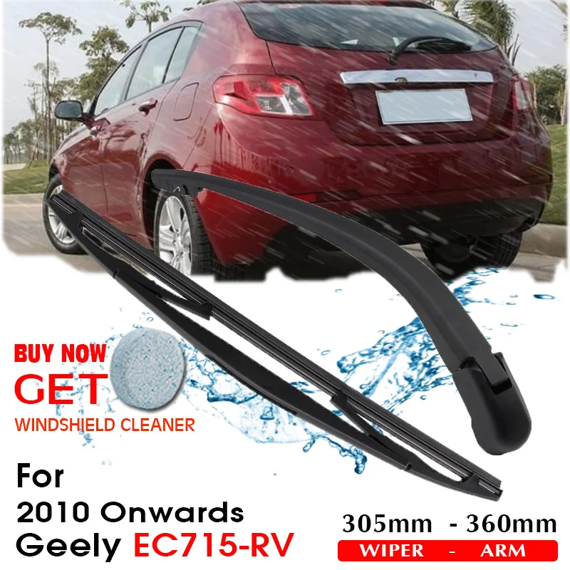 

Car Wiper Blade Rear Back Window Windscreen Windshield Wiper For Geely EC715-RV Hatchback 305mm 2010 Onwards Auto Accessories