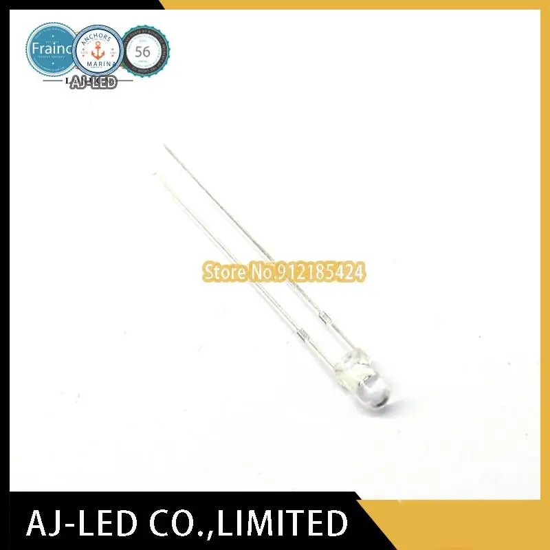 

10pcs/lot SFH309 NPN infrared photosensitive receiving photodiode wavelength 860nm transparent 3mm angle ±12°