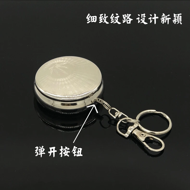 Japanischer tragbarer Mini-Aschenbecher mit Abdeckung, versiegelter Rauch, Outdoor-Reisetaschen-Aschenbecher, kompakter tragbarer Aschenbecher zum Rauchen – Detail 3