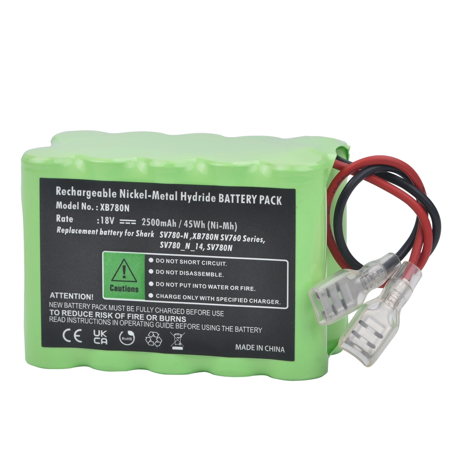 

18V 2500mAh SV780 Rechargeable Battery Compatible with Shark SV780-N XB780N SV760 Series SV780_N_14 SV780N