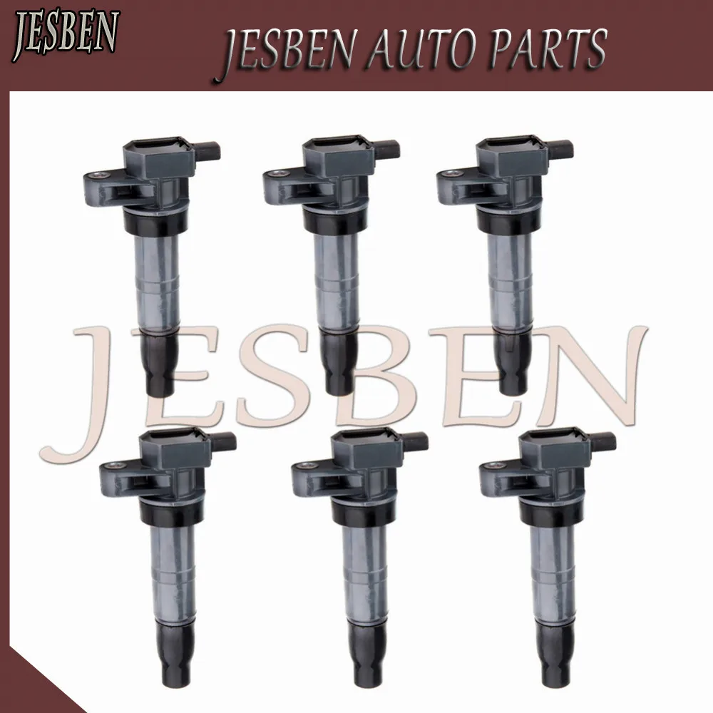 6pcs 27301-3C000 Ignition Coil for KIA Hyundai AZERA Aslan CENTENNIAL EQUUS Entourage Genesis GRANDEUR Santa Fe ix55 3.3 3.5 3.8