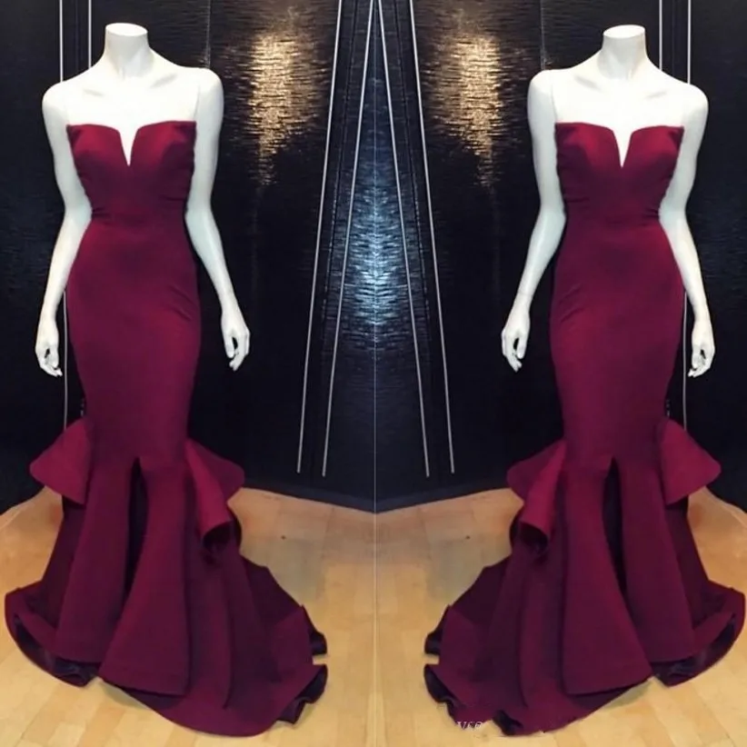 

Fashion Grape Purple Elegant Long Evening Dress 2024 Floor Length V-neck Sleeveless Mermaid Prom Pageant Gowns Vestidos De Festa