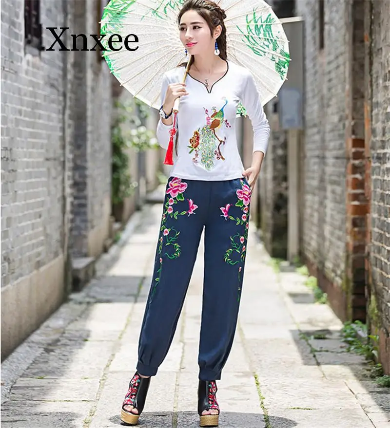 Рисунок 6 - Брюки женские с вышивкой