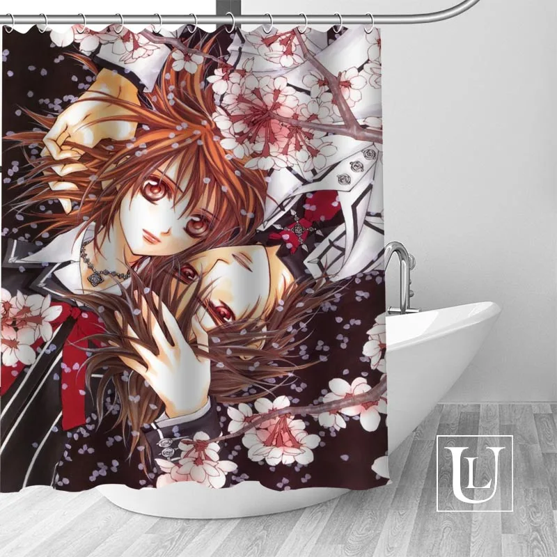 Custom Vampire Knight shower curtain new large European & American style print edition polyester shower curtain