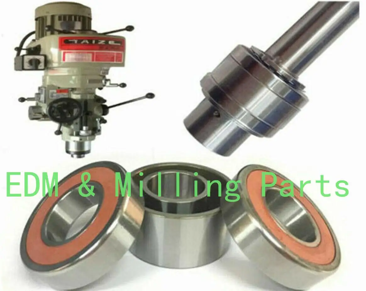 

CNC Milling Machine Part R8 Spindle Bearings Assembly Taiwan Milling 7207DB P5 For Bridgeport Mill Part