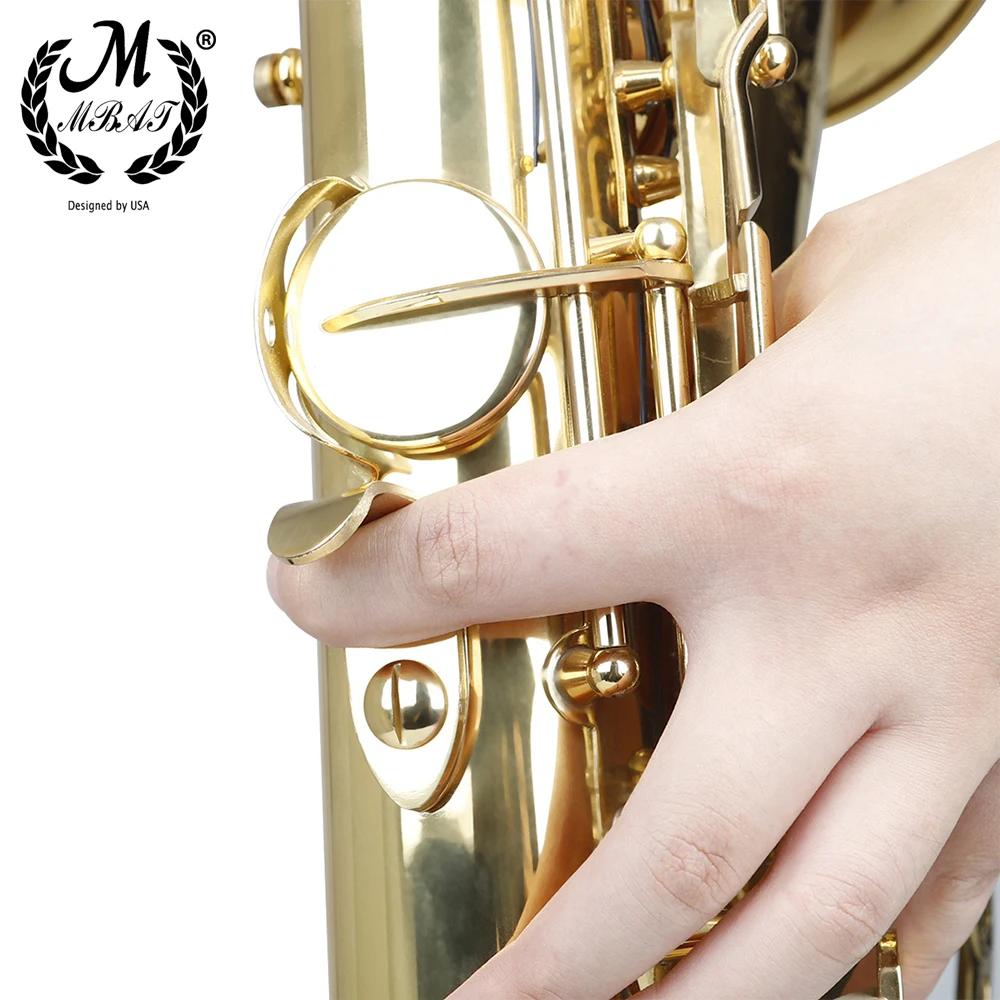 M MBAT Brass Saxophone Thumb Rest Alto Tenor Soprano Sax Thumb Holder High quality Woodwind Musical Instrument Accessories