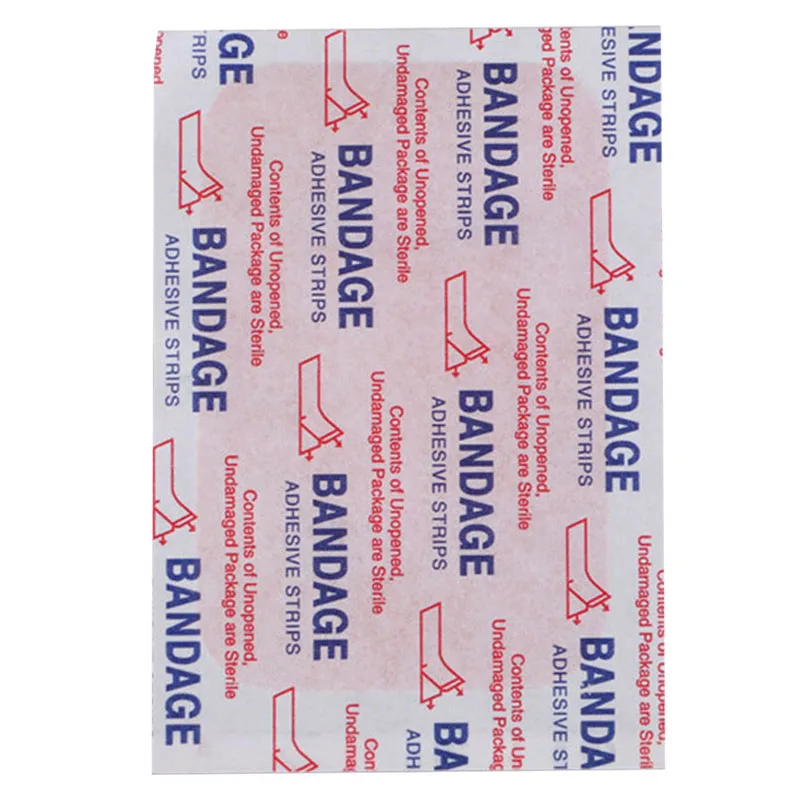 20 pces primeiros socorros à prova dwaterproof água ferida emplastro médico band aid para o curso em casa kit de primeiros socorros kits de emergência